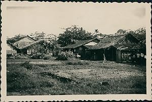 Indochine, Khi Hoa, des paillotes près de Saigon