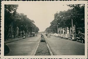 Indochine, Saigon. Boulevard Bonard, 1950