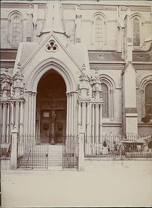 Suisse, Lausanne. La Cathédrale. Portail sud