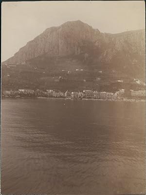 Italie, Palerme vu de la mer. 1904
