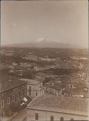 Italie, Catane vu de l'Etna. 1904