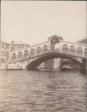 Italia, Venezia. Ponte del Rialto, 1904