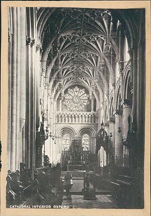 UK, Cathedral Interior in Oxford