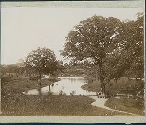 Suède, Göteborg. Jardin, ca. 1900