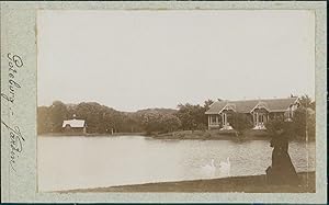 Suède, Göteborg. Jardin, ca. 1900