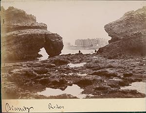 France, Biarritz. Les rochers, ca. 1900