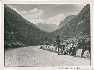 France, Vue sur Andorre, les Pyrénées