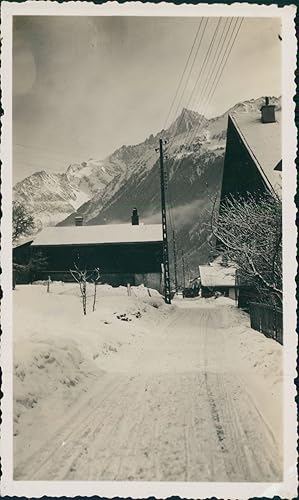 Chamonix, chemin des Pècles, Aiguilles du Dru