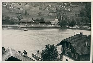 Suisse, Spiez, rive du lac de Thoune