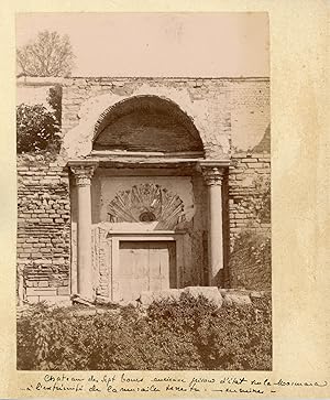 France, Courcelles-de-Touraine, les Ruines du Château des Sept Tours