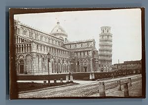 Italia Battistero di San Giovanni il Duomo e Torre di Pisa   Vintage cit Pisa 