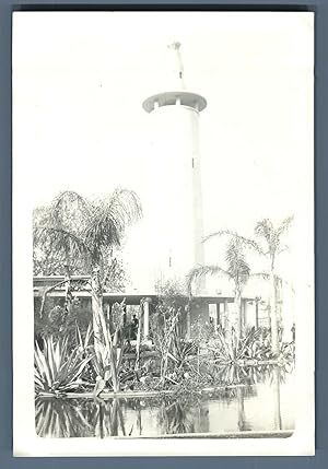 France, Exposition Coloniale Internationale de 1931. Lac de Phare de la Guadaloupe