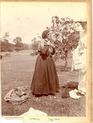 Ireland, Ballinasloe, Clonbrock. Poultry Show, Mrs. Heavy, July 1904