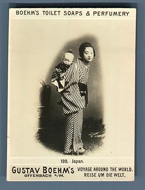 Japan, Mother carrying her baby