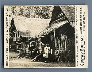 Indonesia, Macassar, Cottage and inhabitants