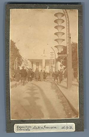 France, Paris, Exposition Coloniale, Section Française