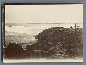 France, Les Sables d'Olonne (Vendée), Vue de loin de la Jetée