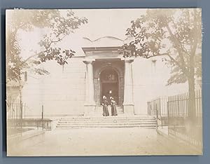 France, Lyon, Entrée de l'Eglise des Capucines