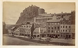 G.W.W., UK, Edinburgh Castle from the Grass Market