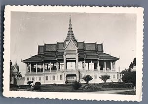 Indochine, Cambodge, Phnom Penh, Palais Royal, Pavillon des danses, Chan Chhaya Pavilion, Royal p...