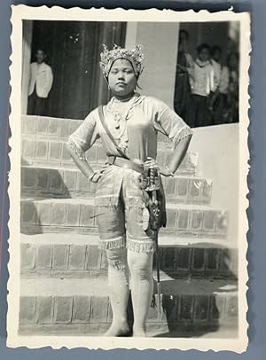 Indochine, Cambodge, Danseuse traditionnelle