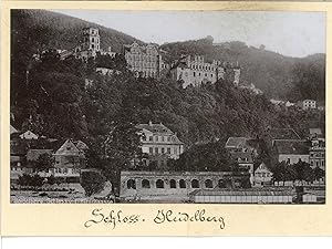 Germany, Heidelberg. Schloss von der Hirschgasse