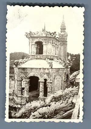 Indochine, Annam, Huê, Tombeau de l'empereur Khai Dinh