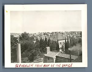 Palestine, Jerusalem from roof of the office