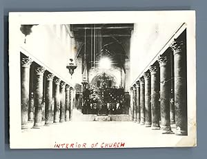 Palestine, Interior of Church