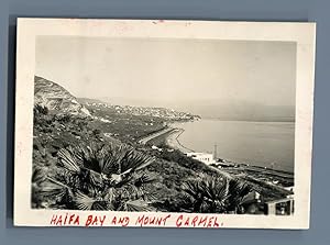 Palestine, Haifa Bay and Mount Carmel