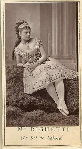 Paris, Théâtre. Mlle Righetti (Le Roi de Lahore)