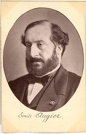 France, Emile Augier, poète et dramaturge français