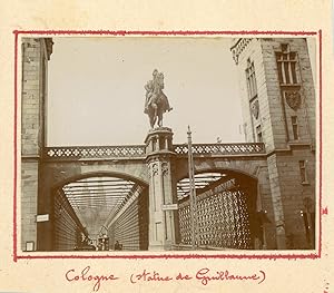 Allemagne, Cologne (Statue de Guillaume)