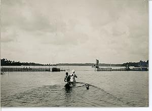 Burma, Natives crossing the river