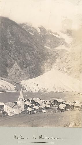 Suisse, Randa, vue de Weisshorn (Valais)