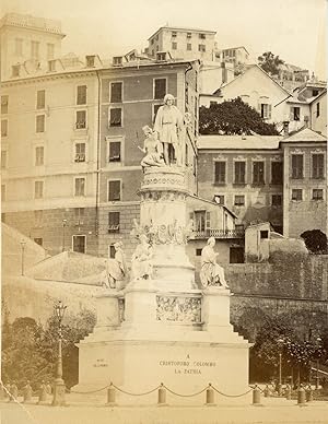 Italia, Genova, Monumento a Cristoforo Colombo