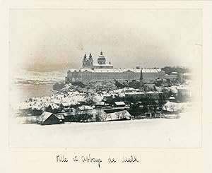 Autriche, Ville et Abbaye de Melk sous la neige