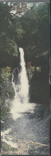 Japan, Panoramic View. Waterfall Landscape