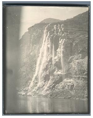 Norvège, Cascade Sept Soeurs. Seven Sisters waterfall, Geiranger Fjord