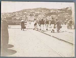 Algérie, Philippeville (Skikda       ), Zouaves et tirailleurs arrivant de Chine