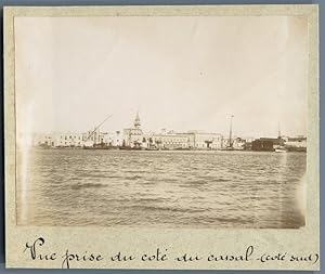 Tunisie, La Goulette (          ), Vue prise du côté du Canal