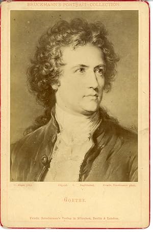 F. Bruckmann, Le romancier Johann Wolfgang von Goethe d'après un dessin