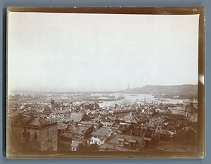 Italia, Genova, Panorama con il Vecchio Porto di Geneva