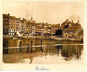 France, Honfleur, Vue du Quai