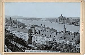 Stengel & Co., Hungary, Panorama von der k. Burg mit Margaretheninse