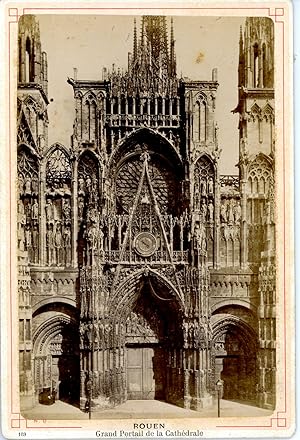 N.D., France, Rouen, Grand Portail de la Cathédrale