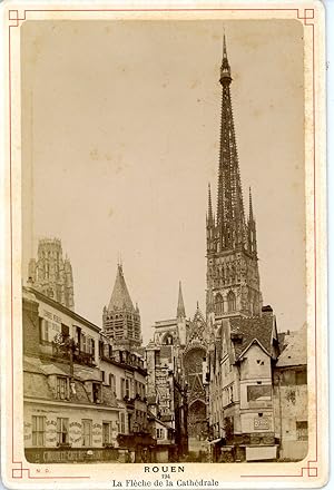 N.D., France, Rouen, La Flèche de la Cathédrale