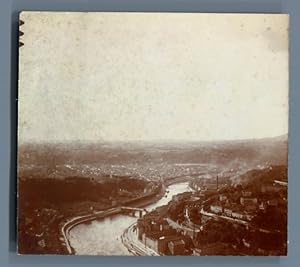 France, Lyon, Vue de haut de la ville