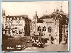 Nederland, Amsterdam, Stadsschouwburg en American-Hotel