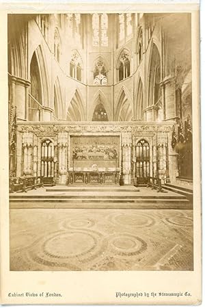 Stereoscopic Co., Cabinet Views of London. Westminster Abbey